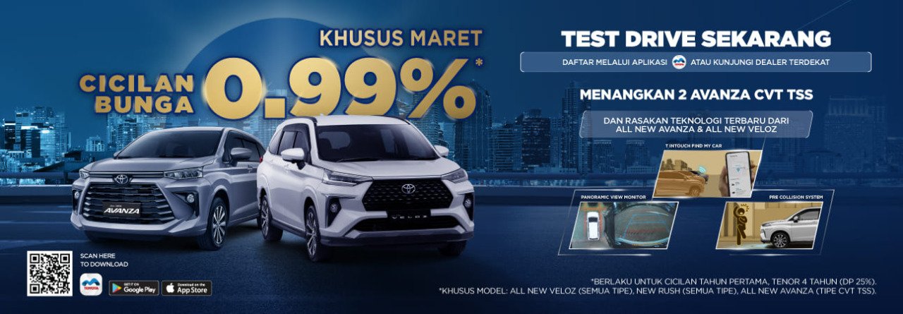 Cuma Booking Test Drive Avanza dan Veloz Bisa Dapat Hadiah Avanza